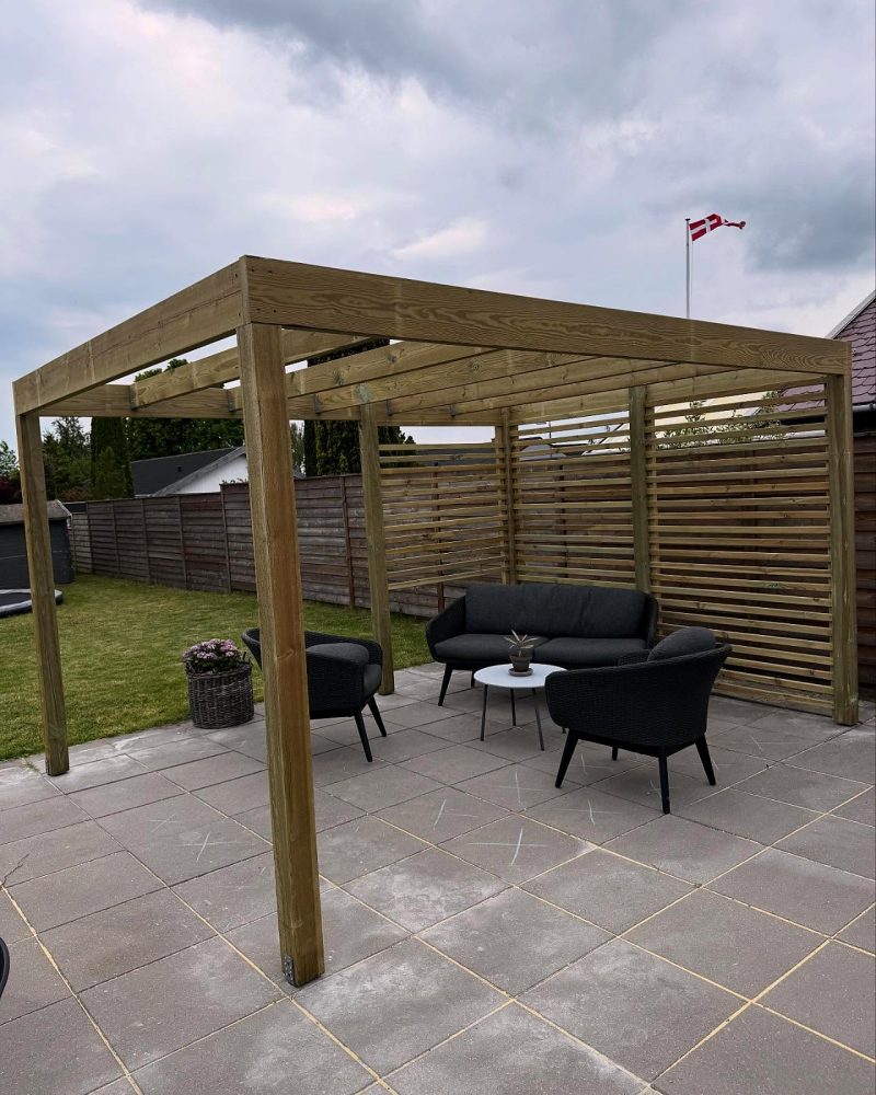 Pergola til sommeraftenerne
