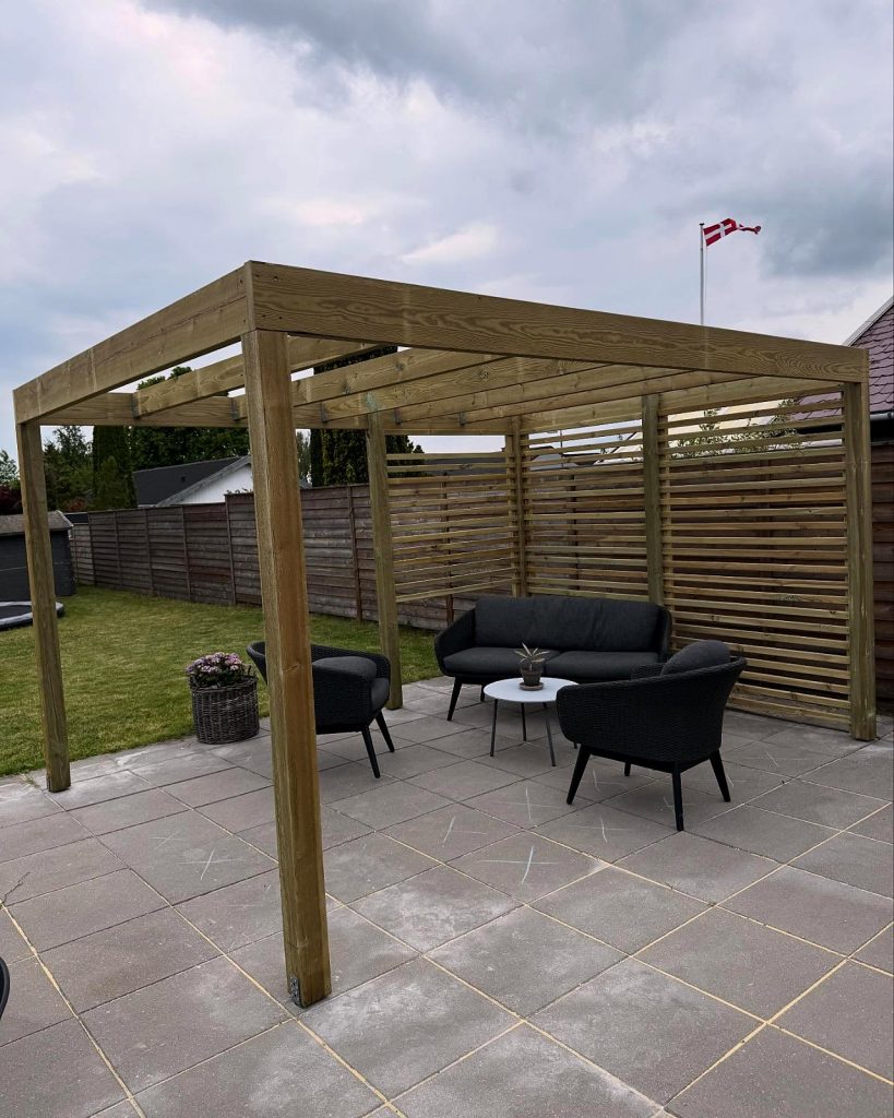 Pergola til sommeraftenerne